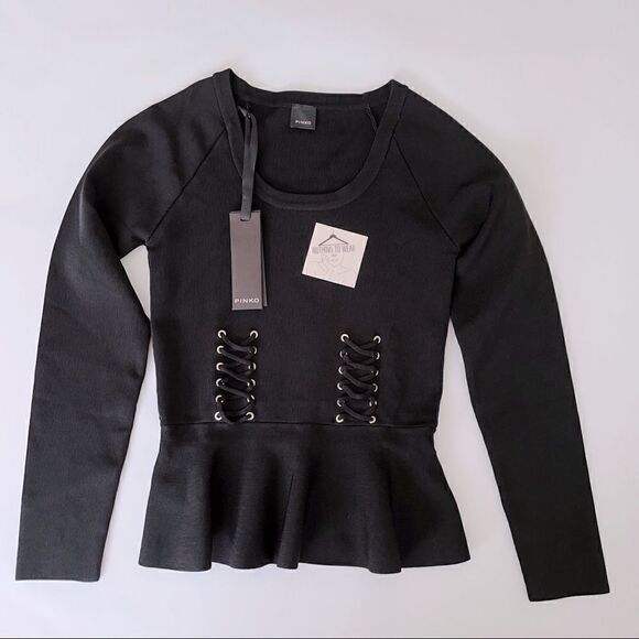 ⭕️ PINKO Sweater Black Women’s - Picture 3 of 6